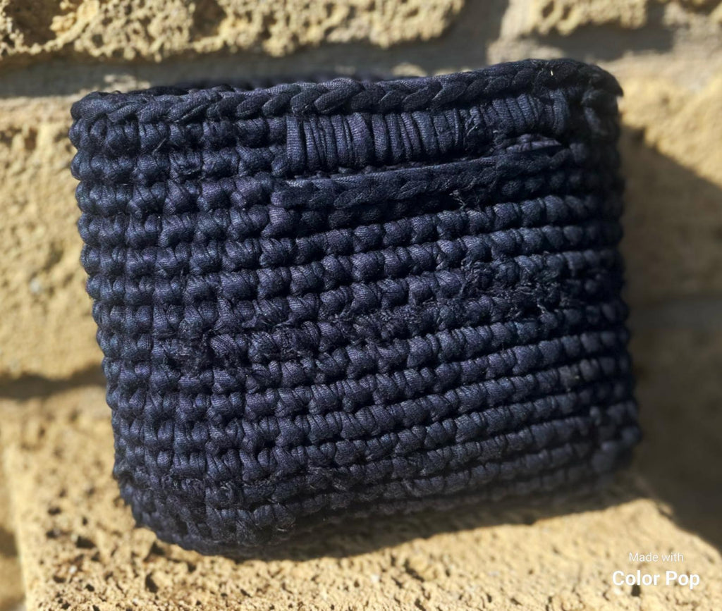 Borsa Blu Notte Elegante-Borsa Artigianale