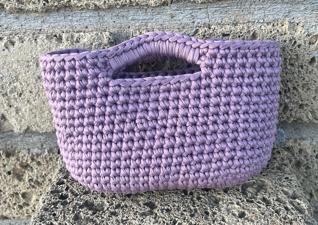 Borsa a Mano Color Glicine